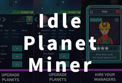 Idle Planet Miner，英文手机星际矿工放置